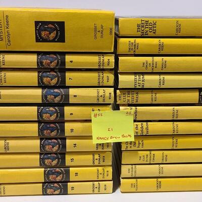 21 Nancy Drew Books -Item #55