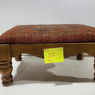 Foot Stool Can Re-cover -Item #56
