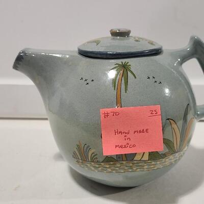 Mexican Clay Tea Pot -Item #70