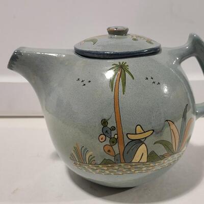 Mexican Clay Tea Pot -Item #70