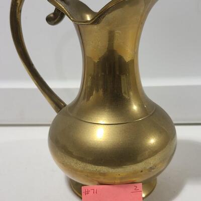 Brass Water Vase -Item #71