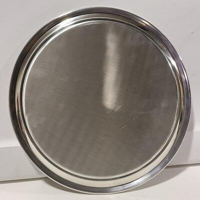 Heavy Silver Pewter Plate -Item #73