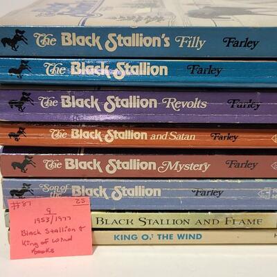 9 Black Stallion+King of the Wind Books -Item #87