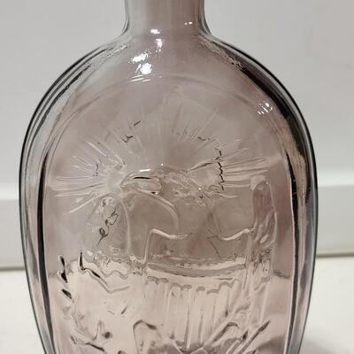 Glass Bottle with Eagle  -Item #99