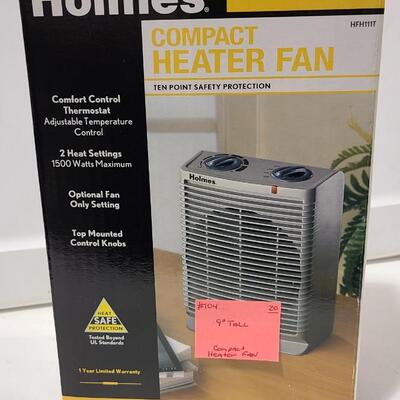 Compact Heater Fan -Item #104