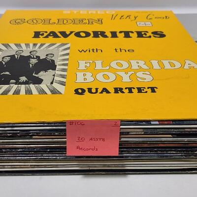 20 Assorted Gospel Records -Item #106