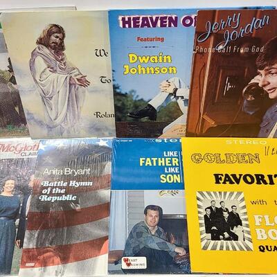 20 Assorted Gospel Records -Item #106