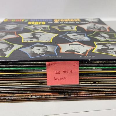 20 Assorted Country Records -Item #107