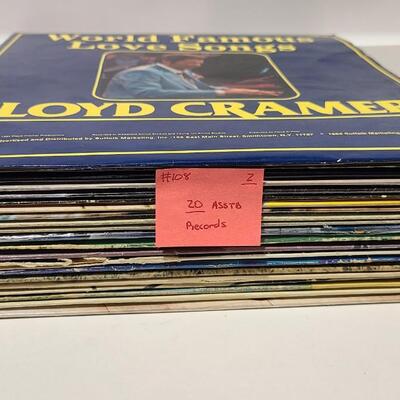 20 Assorted Country Records -Item #108