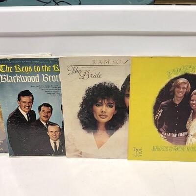 20 Assorted Gospel Albums Records -Item #110