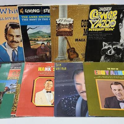 20 Assorted Country Albums Records -Item #112