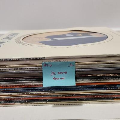 20 Assorted Easy Listening Albums Records -Item #113