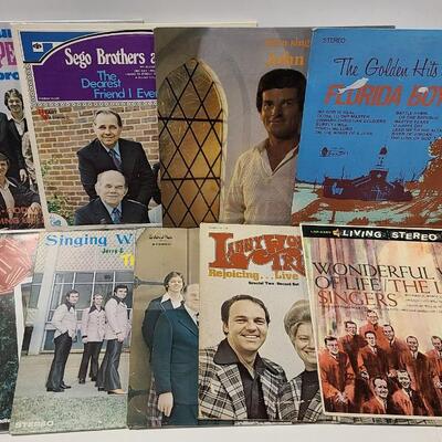 20 Assorted Gospel Albums Records -Item #114