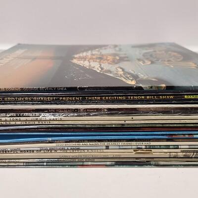 20 Assorted Gospel Albums Records -Item #114