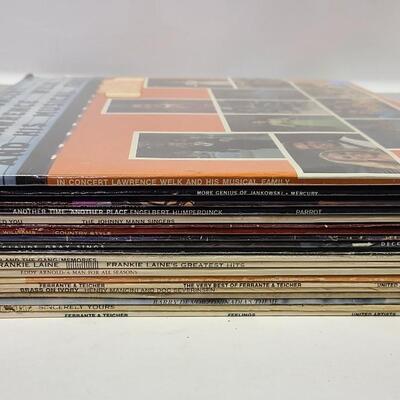 20 Assorted Easy Listening Albums Records -Item #116