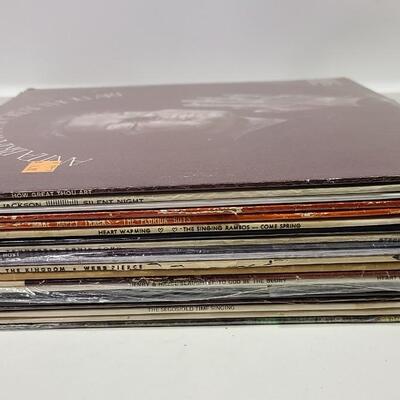 20 Assorted Gospel Albums Records -Item #117