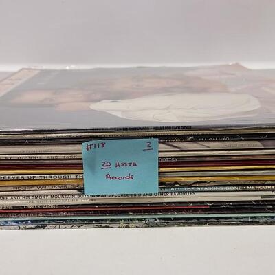 20 Assorted Country Albums Records -Item #118