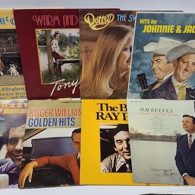 20 Assorted Country Albums Records -Item #118
