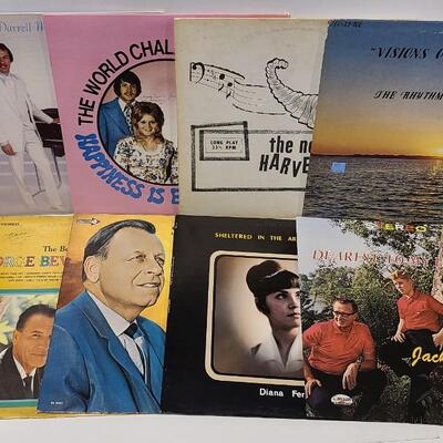 20 Assorted Gospel Albums Records -Item #119