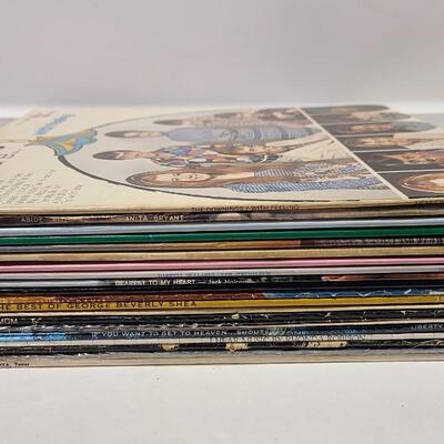 20 Assorted Gospel Albums Records -Item #119