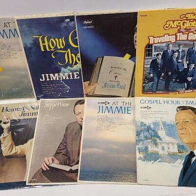 20 Assorted Gospel Albums Records -Item #120