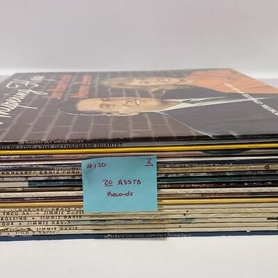 20 Assorted Gospel Albums Records -Item #120