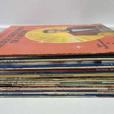 20 Assorted Country Albums Records -Item #121