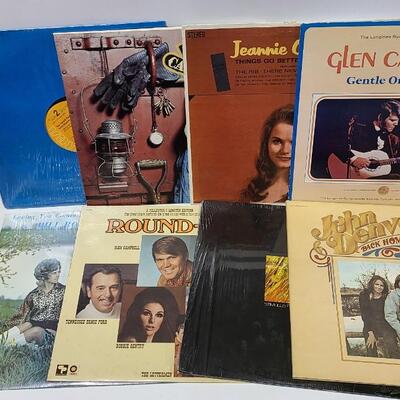 20 Assorted Country Albums Records -Item #121
