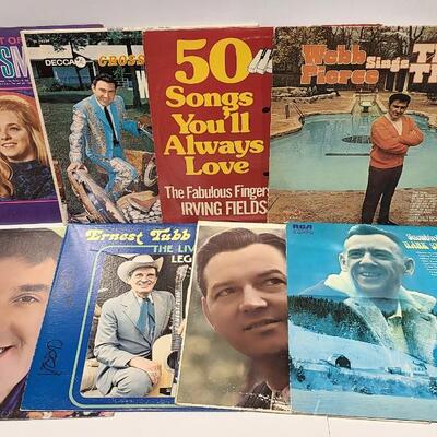 20 Assorted Country Albums Records -Item #121