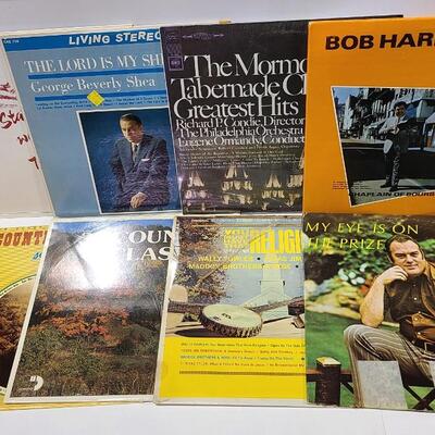 20 Assorted Gospel Albums Records -Item #122