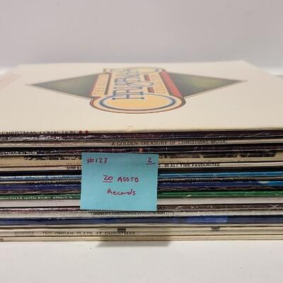 20 Assorted Country Christmas Albums Records -Item #123
