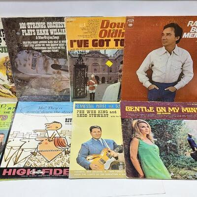 20 Assorted Country Albums Records -Item #125