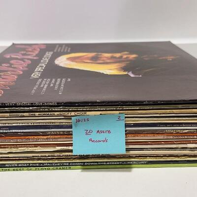 20 Assorted Country Albums Records -Item #125