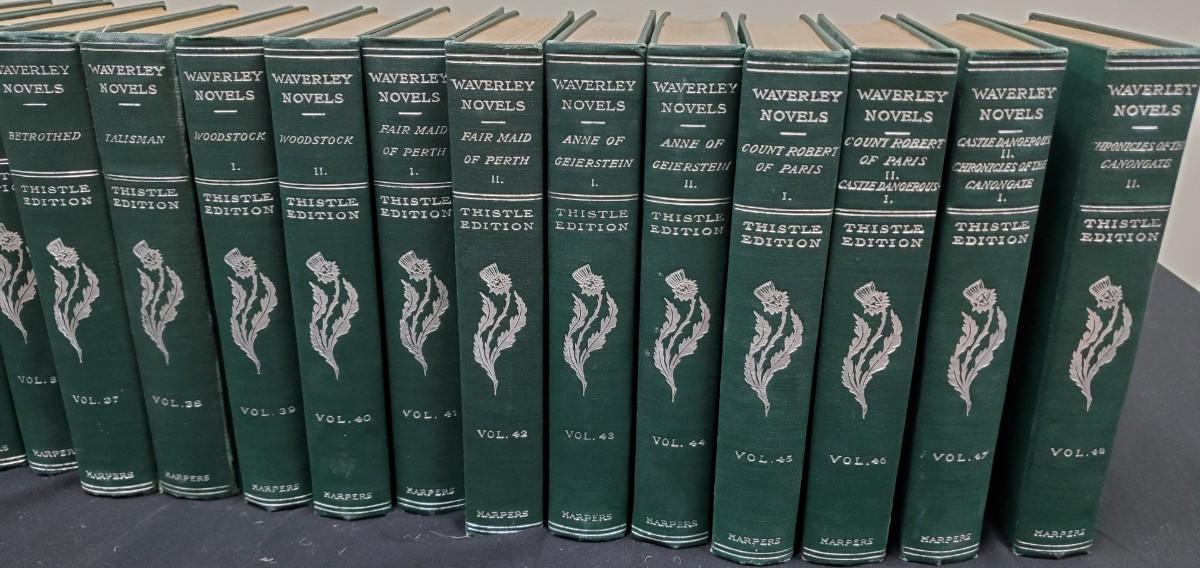 Waverly Novels Complete 48 Book Set 1900 Thistle Edition Harpers ...