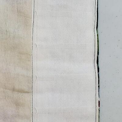 Vintage Bark Cloth Drape Panels - 4   