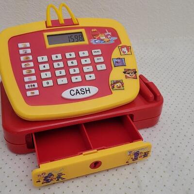 Lot 6: McDonald's Cash Drawer Children's Toy - TURNS ON