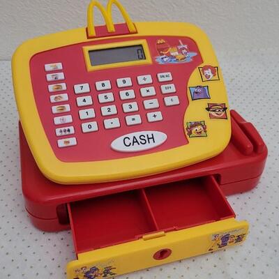 Lot 6: McDonald's Cash Drawer Children's Toy - TURNS ON