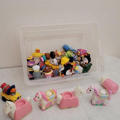 Lot 24: Assortment of Little People Children's Toys
