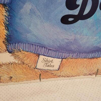 Lot 27: Vintage Large SHIRT TALES Happy Day Corrugated Sign