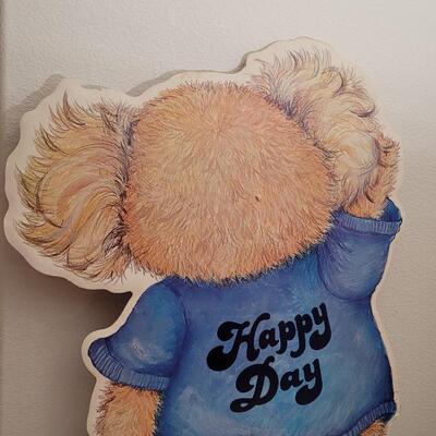 Lot 27: Vintage Large SHIRT TALES Happy Day Corrugated Sign