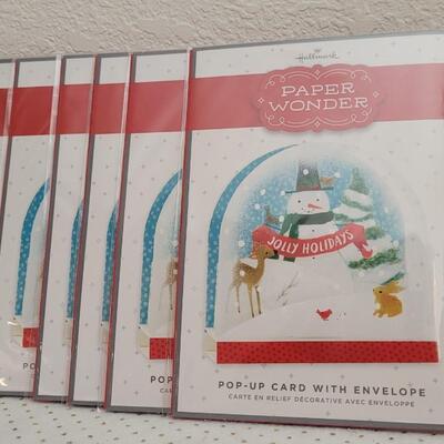 Lot 39: Assorted NEW Hallmark 3D Pop Up Christmas Cards