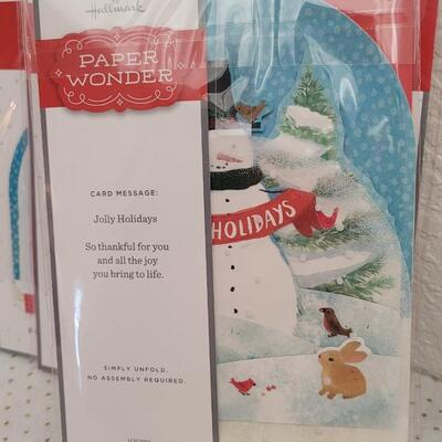 Lot 39: Assorted NEW Hallmark 3D Pop Up Christmas Cards