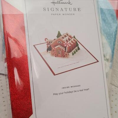 Lot 39: Assorted NEW Hallmark 3D Pop Up Christmas Cards