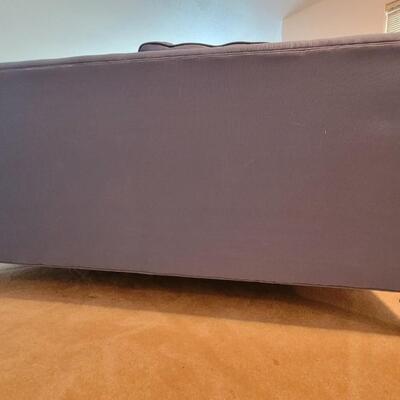 Lot 49: Vintage Blue Couch 74" Ã— 38" Ã— 33"