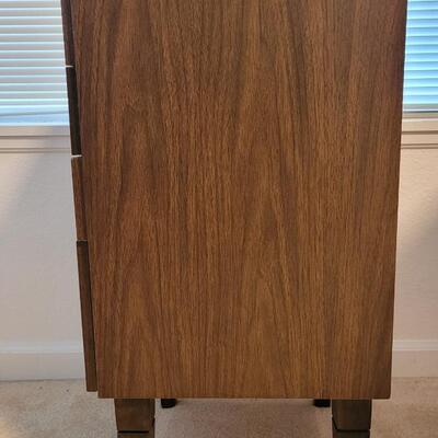 Lot 51: Vintage 4-Drawer Storage Cabinet   29.5" Ã— 16" Ã— 16"