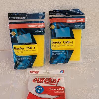 Lot 60: Eureka Vaccum Bags and Belts