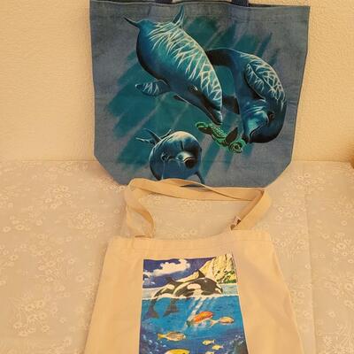 Lot 63: Ocean Scenes Tote Bags