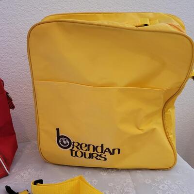 Lot 65: Vintage Hawaiian Airlines Bag and Brendan Tours Bag