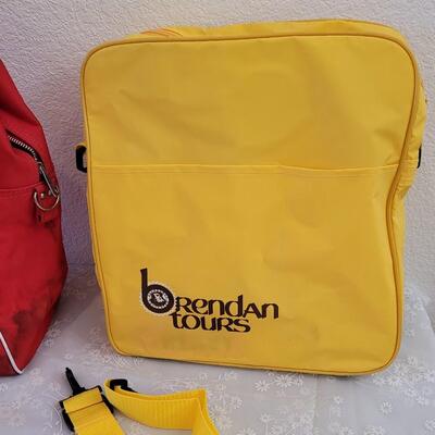 Lot 65: Vintage Hawaiian Airlines Bag and Brendan Tours Bag