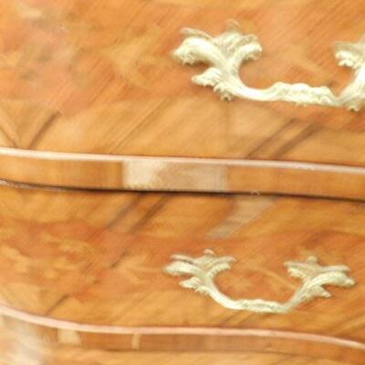 Solid Wood 7 Drawer Chinoiserie Chest with Marble Top 30